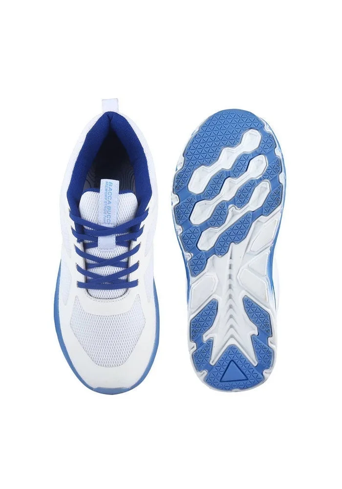 Bacca Bucci White Blue Sprint Mystique High-Performance Athletic Sneakers for Women | Best Price UAE